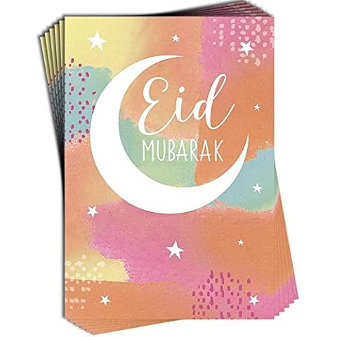 Eid Mubarak Glitter Cards Multi Pack Cover