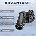 MITZONE Intake Manifold Compatible with 2012-17 Jeep Wrangler 3.6L/2018 Jeep Wrangler JK 3.6L/2013-18 Ram 1500 3.6L/ Engines Direct Replacement for OEM Parts 68141333AA/68141333AC