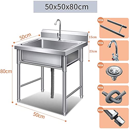 Évier de cuisine 304 inox avec robinet pour simplifier la plonge - 7