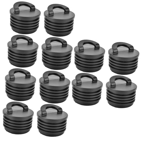 Kisangel 3 Series Tapón De Drenaje De Kayak Hoberboat Cayak Botes Tapón De Desagüe De Kayak De PVC Piscina Hundir Tapón De Desagüe Doméstico Tapón De Drenaje Profesional Caucho 4 Piezas X 3