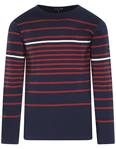 Armor Lux Marinière Sweater, Marine Deep/Rosso/Nature, L Homme Cover
