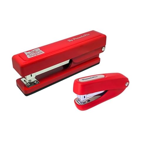 PraxxisPro The Oregon Stapler and Aria Plus Compact Stapler Bundle - Red Cover