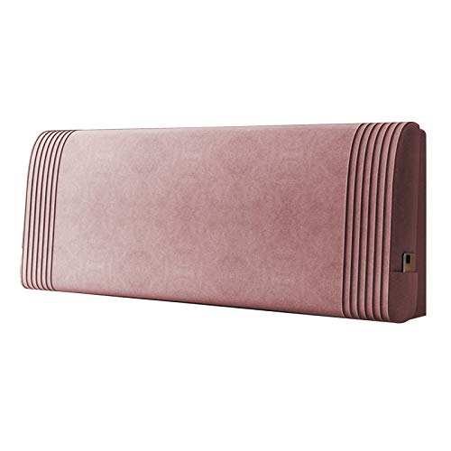 LIANGJUN Headboard Bed backrest Cushion, Large Backrest Reading Pillow, Head Anti-Collision Upholstered, Home Bed Decoration for Hotel Bedroom, Washable Cover, 6 Colors