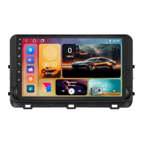 9 Pulgadas Doble DIN Android 15 Radio de Coche para Kia Ceed 3 CD 2018-2022 con CarPlay Cámara de Respaldo Controles del Volante GPS Navi Enlace al Espejo(H8 8G+256G)
