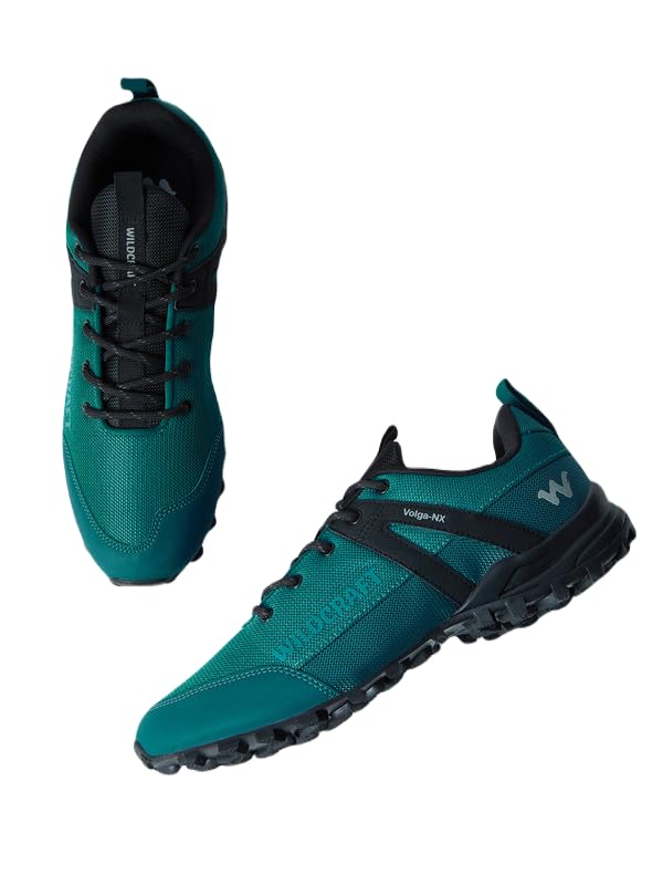 Image of Wildcraft Stylish Men Volga NX Low Ankle Outdoor Shoes- Denim Black