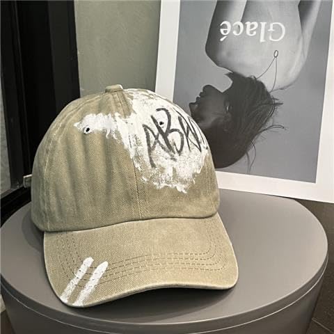 Image of DRUNKEN Cap for Men Women Topi Unisex Head Branded Boy's Girl's Caps Adjustable Strap Summer Sports Cricket Gym Dance Cotton Free Size Free Size Cotton Hat Summer Look Snapback