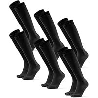 DANISH ENDURANCE Calcetines de Bambú Altos Unisex, 3 o 6 Pack,