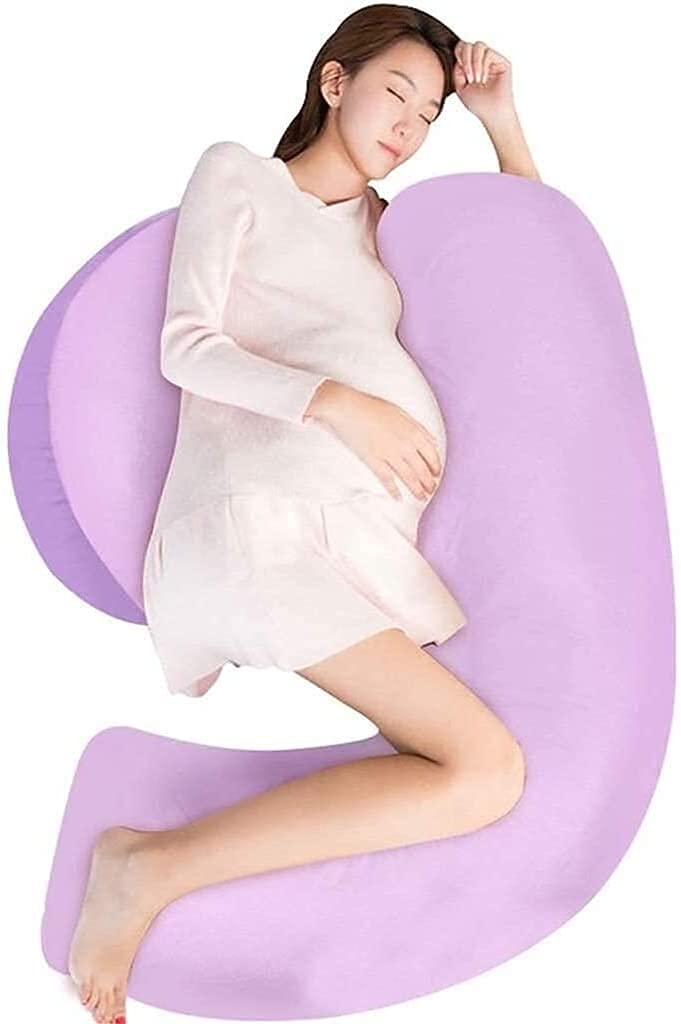 Cuscino per gravidanza per dormire Cuscino per maternità per donne incinte Cuscino per tutto il corpo a forma di U,Donna incinta che dorme sul cuscino Cuscino laterale Cuscino per dormire, Cuscino