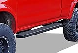 APS iBoard (Black Powder Coated 5 inches) Running Boards Nerf Bars Side Steps Step Rails Compatible...
