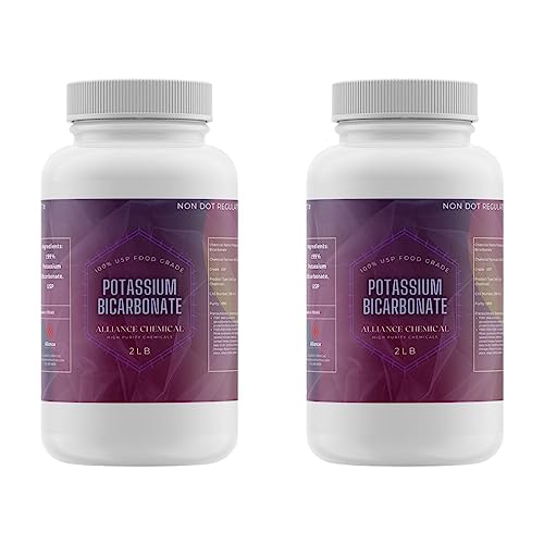 otassium Bicarbonate - FCC USP Grade for Baking, Winemaking & Health, 2 Pack, 4 LB Total
