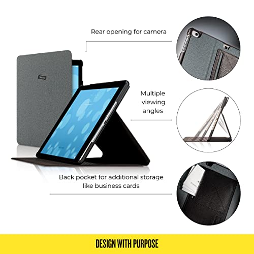 Solo New York Thompson Ipad Air Slim Case, Grey #TOP2