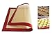 Professional Non-Stick Silicone Baking Mat - Silicone Baking Pad/Mat for Macaron Pastry Bread Making, Beige(16.5" * 11")