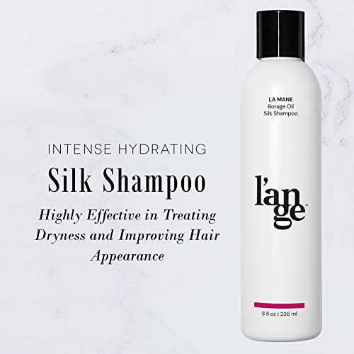 L’ange Hair La Mane Borage Oil Silk Shampoo | For Coarse & Hard To Manage Hair | Silk Proteins & Borage Seed Oil (8 Fl Oz) #TOP2