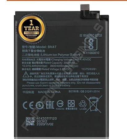 Image of BN47 Battery for Redmi 6 Pro I A2 Lite M1805D1SI Battery with 1 Year Warranty****(D082)