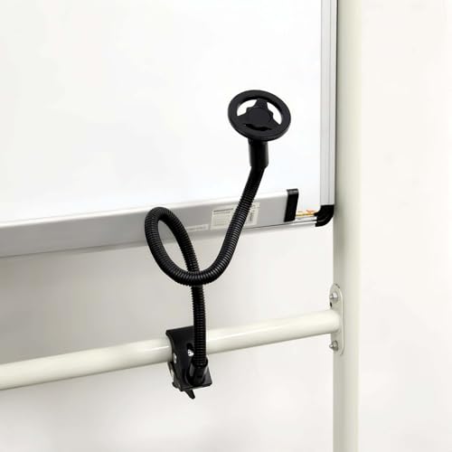 Support de téléphone rotatif pour vélo d'appartement à bras flexible stable