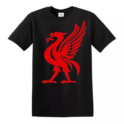 Trend Gear Liverpool Liver Bird Sports Liverpudlian - Camiseta con logotipo de regalo, Negro, 5XL