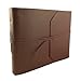 Large Genuine Leather Photo Album with Gift Box - Scrapbook Style Pages - Holds 400 4x6" or 200 5x7" Photos
