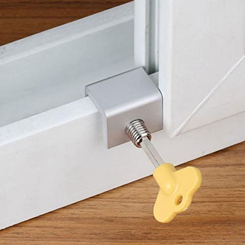 Bloqueador de ventanas correderas y marcos de aluminio para protección de niños 5