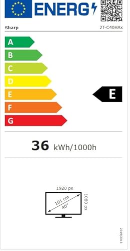 SHARP 40" FHD Fernseher Rahmenlos