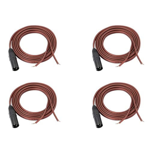 Câble Nu de Haut-Parleur vers Prise XLR mâle pour réparation audio
