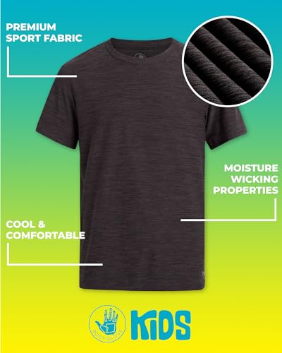 Body Glove Camiseta masculina ativa - pacote com 4 camisetas esportivas macias de manga curta - cami