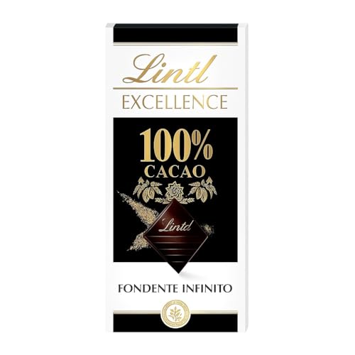 Image of Lindts.s Excellence 100% Cacao Dark Chocolate Bar, 50g