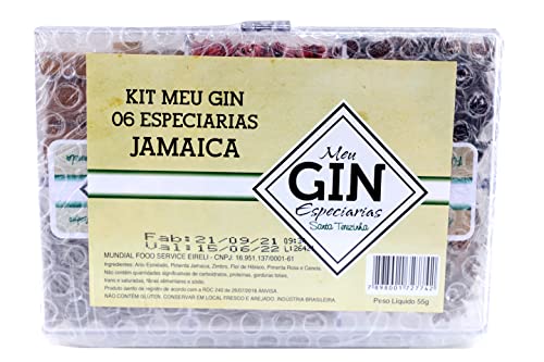 Kit Gin Tônica 06 Especiarias Pocket - JAMAICA + COLHER