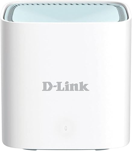 D-Link Sistema Mesh WiFi 6, AX1500 Ai Series 802.11AX Smart Home Dual Band Gigabit Gaming Red de Internet inalámbrica (M15) Blanco