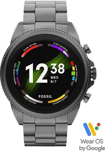 Fossil Watch for Men Gen 6 Touchscreen Smartwatch with Speaker, Heart Rate, NFC, and Smartphone Notifications FTW4059