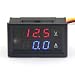 DROK 100174 Digital Multimeter Dual LED Display Voltmeter DC 4.5V to 30V Ammeter 0 to 50A Voltage Current Meter Volt Amp Panel Monitor for Auto Car Motor
