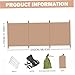 Owddddtnxc Windbreaker, 98x28 Inch Oxford Cloth Camping Wind Blocker with Ground Nails & Wind Ropes & Storage Bag, Sunbathing Privacy Screen for Outdoor Break
