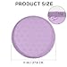 Comtim Waterproof Dog Food Mat - 2 Pack Silicone Pet Food Mat Dog Food Bowl Mats Cat Water Mats Eating Tray, Non-Slip Pet Placemat with Lip for Messy Drinkers to Protect Floor, Lavender 11