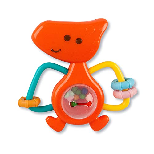 Chocalho Mordedor Dinos 5 Peças Multicor Zoop Toys