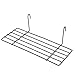 Clispeed Étagère Droite Suspendue pour Panneau Mural Grillagé 10 X 4 X 3 Pouces Noir