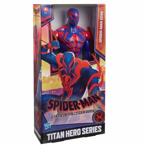 Marvel Spider-Man: Across The Spider-Verse Titan Hero Series Spider-Man 2099 Toy, 12-Inch-Scale Deluxe Figure, Toys for Kids Ages 4 and Up - image 5