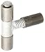 Produktbild Alberts 411558 Anschweißband | verstellbar um 40 mm | Stahl, mit verzinktem Stift und Mittelteil | Gewinde M16 | Außen-Ø 22 mm
