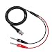 JUUTQA P1008A BNC to Dual 4MM Stackable Banana Plug Test Lead Probe BNC Cable for Oscilloscope Signal Generator 120CM