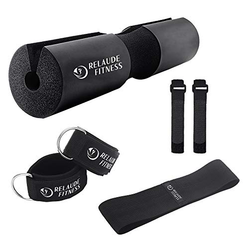 Relaude Fitness - 6 Pack Barbell Pad Set - Barbell Pad for Squats