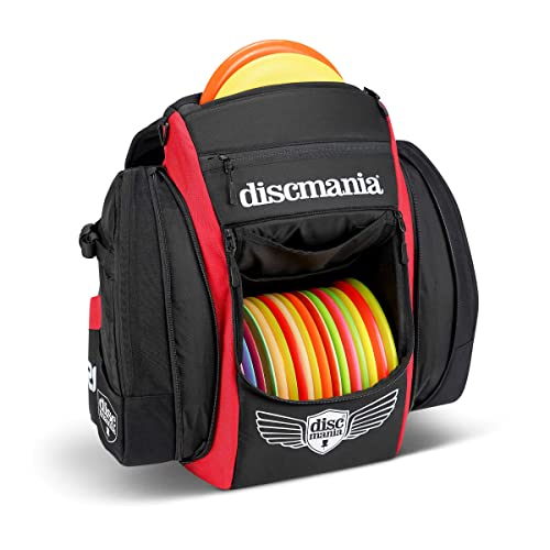 Discmania JetPack GRIPeq BX3 Grip Disc Golf Bag x Grip Disc Golf Backpack – 18 Disc Main Storage and 3 Putter Quick Pull Top Pocket
