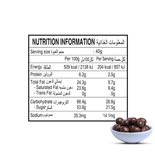 Image of Sapphire Chocolate Coated Nuts - Assorted - Almond, Hazelnut & Raisins, 175g | Chocolates Gift Pack for Christmas | Chocolate Nuts Gift Hampers (Pack of 3)