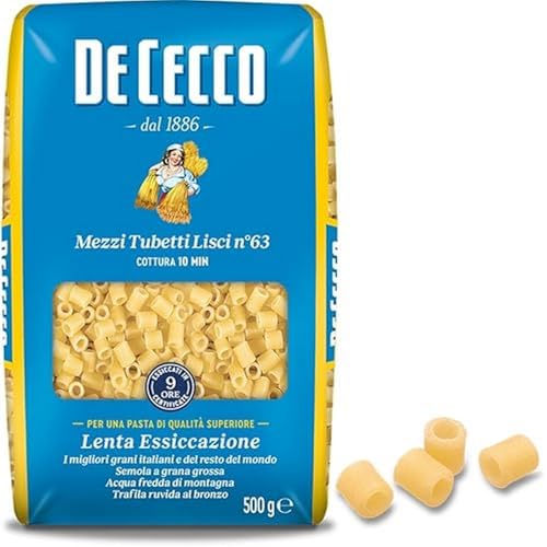 De Cecco Nudeln 500 Mittel gerade Röhren