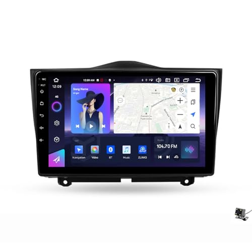 SYDZSW Car Radio 2 DIN with Bluetooth Carplay Android Auto 9 Inch Touchscreen