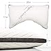 Side Sleeper Pillow for Neck & Shoulders - Made in USA, Adjustable Natural Latex Fill, Promotes Spinal Alignment, Pain Relief, Hypoallergenic, Queen Size, Maintains Neutral Temperature While Sleeping