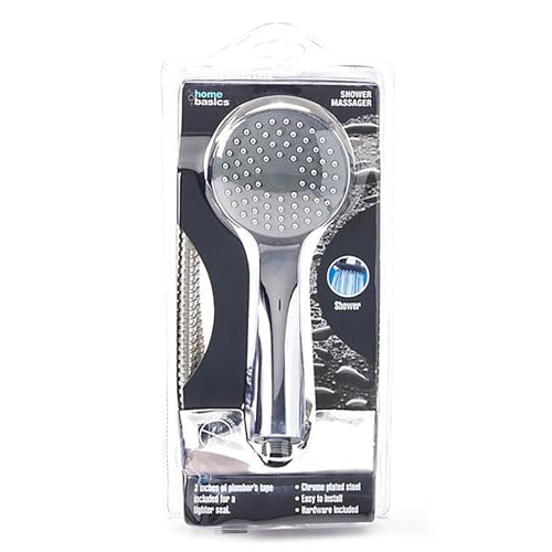 Regadera Masajeadora Cromada de Función Simple miniatura 3