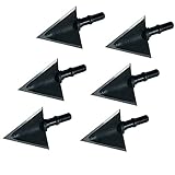 JIANZD Outdoors Hunting Shooting Bow 100Grain Broadheads 3 Fixed Blade Archery Arrow...