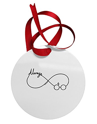 TooLoud Always Infinity Symbol Circular Flat Christmas Ornament