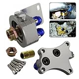 Dieser Adapter entwickelt, um eine breite Palette von Ölfiltern von Aftermarket zu unterstützen, und verbessert die Vielseitigkeit Kompatibel mit Leistung und Änderungen.