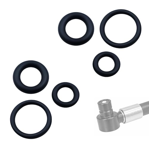 Fuel Line Quick Disconnect O-Ring Kit Compatible with Harley-Davidson EFI Models 2001+, Fuel Tool Check Valve O-Rings and Male Fuel Line End O-Rings Set, Fits Street Glide Road King Softail Sportster