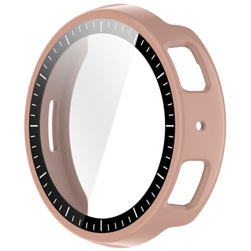 KOOLRIVER�EFor Amazfit Active Max �P�[�X �J�o�[ �t�������K���X �S�ʕی� �t���ی�P�[�X �P�F/�N���A �t�B������� �n�[�h�P�[�X For �A�}�Y�t�B�b�g �A�N�e�B�u �}�b�N�X(���C�g�s���N)