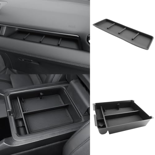 Image of CDEFG for 2026 Honda Pilot Center Console Organizer & Passenger Storage | 2026 Honda Pilot Accessories, Front Row Passenger Storage Tray & Middle Console Armrest Storage Box, ABS Material